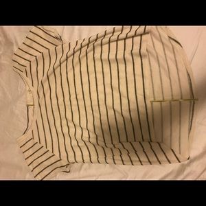 Vintage Havana white/black striped shirt